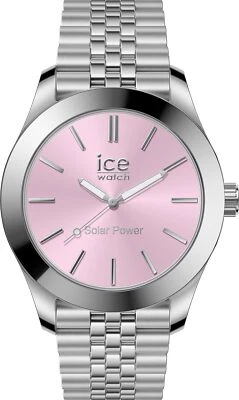 [Reloj Ice] 023790 [Acero ICE] Plata Rosa Claro Pequeño Solar Segunda Mano  Foto 1 de 4