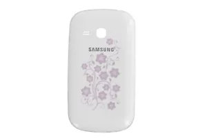 Original Samsung Galaxy Fame Lite Duos S6790 weiß La Fleur Akkuabdeckung - GH98- - Bild 1 von 1