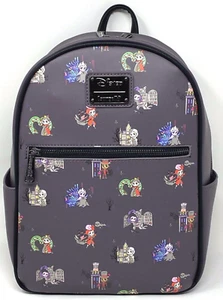 NWT Loungefly Disney Chibi Villains Evil Lair Lairs Mini Backpack Exclusive - Bild 1 von 12