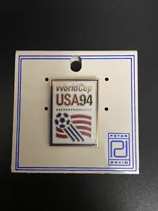 World Cup USA 94 1994 Soccer Pin by Peter David Inc - Picture 1 of 2