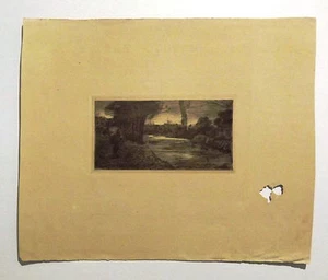 Landscape with a River     Etching     Piero Antonio Gariazzo  - Picture 1 of 6