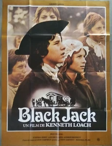BLACK JACK/KEN LOACH/AFFICHE 120X160 CM/AVENTURES/XVIIIe SIÈCLE/1976/YORKSHIRE - Picture 1 of 1