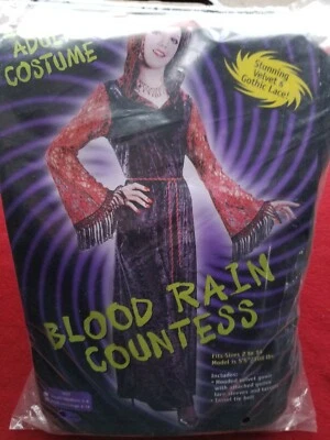 Mujer Medieval Renacimiento Halloween Disfraz Lluvia Sangre Condesa Talla M/L  Foto 1 de 4