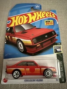 2023 Hot Wheels RETRO RACERS 1/10 Ford Escort RS2000 4/250 (Red) - Picture 1 of 2