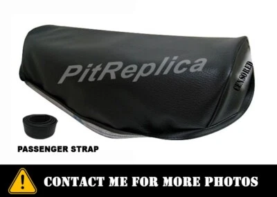 *NO TARIFF* YAMAHA DT250 DT400 1977 1978 *SEMI-DUAL* SEAT COVER W/ STRAP [YTOC] - Изображение 1 из 4