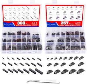 557PCS Metric Woodruff Key Assortment Kit in 40 Most Popular Sizes, Include 257P - Picture 1 of 9