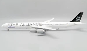 AIRBUS A340-600 LUFTHANSA REG: D-AIHC WITH STAND - JC WINGS JCEW2346004 1/200