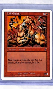 2001 MTG Magic The Gathering Core 7th Edition #196 Hill Giant Red WOTC Card - Picture 1 of 3