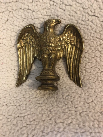 3" Solid Brass Eagle Flag Pole Topper Finial Cover