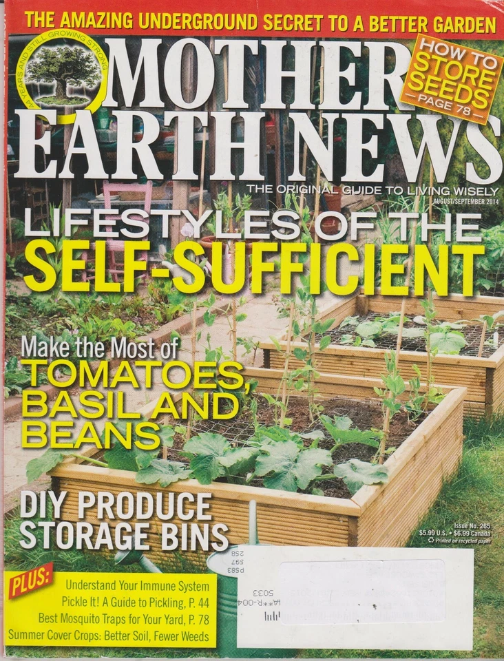 Mother Earth News August/September 2014- Lifestyles of the Self-Sufficient (Maga Foto 1 de 1