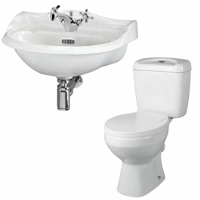 Premier NCS150 Melbourne Close Coupled Pan Cistern and Seat