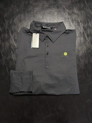 NUEVO CON ETIQUETAS POLO HOMBRE TRAVIS MATHEW LS STATE ROOM, TALLA: XL, COLOR: NEGRO (M24) Foto 1 de 3
