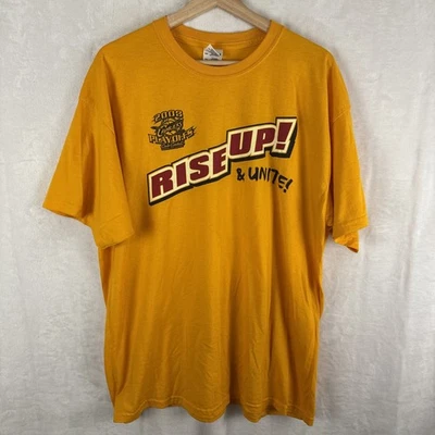 CLEVELAND CAVALIERS 2008 Rise Up! & Unite! Playoffs SGA Screened T-Shirt XL - Image 1 of 4