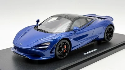 GT458 - 2023 McLaren 750S cupé - azul - modelo 1:18 de GT Spirit Foto 1 de 4