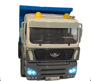 Driven by Battat Large 9.5”x18.5” Dump Truck Toy Construction Lights Sound READ - Picture 1 of 15