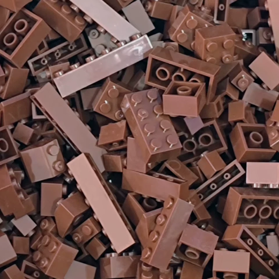 Lote de 120/240 piezas bloques de construcción paquete ladrillos clásicos de ciudad ordenados por ladrillos de color B Foto 1 de 2