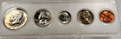 1964-P  UNCIRCULATED SET / SILVER HALF, QUARTER, & DIME / IN WHITMAN HOLDER - Image 1 of 2