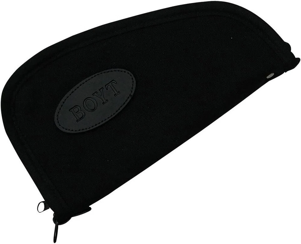Boyt Harness Company Heart-Shaped Pistol Case Black Canvas - PP41BLK - Image 1 of 1