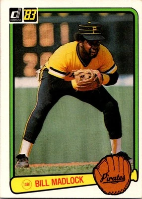 Bill Madlock 1983 Donruss #311 Pittsburgh Pirates - Image 1 of 2