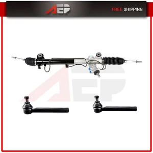 3Pcs Rack & Pinion Assembly + 2 Outer Tie Rod For Toyota Rx330 2004 2005 2006 - Picture 1 of 12