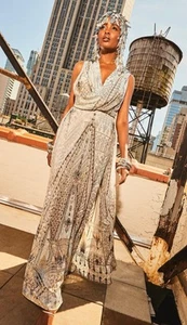 CAMILLA Sahara Starlet Sleeveless Draped T Back Long Dress RRP $1999 - Picture 1 of 6