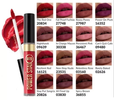 Avon Power Stay 16 Stunden matte Lippenfarbe - neu in Verpackung