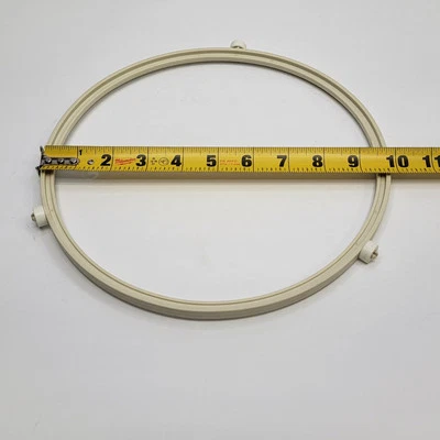 9 7/8" - Anillo de rodillo de plástico inferior bandeja giratoria de vidrio para microondas Sanyo Foto 1 de 4