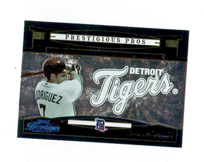Playoff Prestige 2005 - Prestigious Pros Iván Rodríguez Green SP #'d/350 Tigers Foto 1 de 2