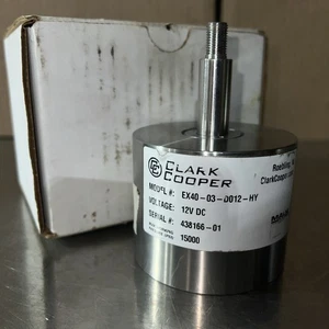 Clark Cooper EX Series High Pressure Solenoid Valves EX40-03-D012-HY Nos Surplus - Picture 1 of 4