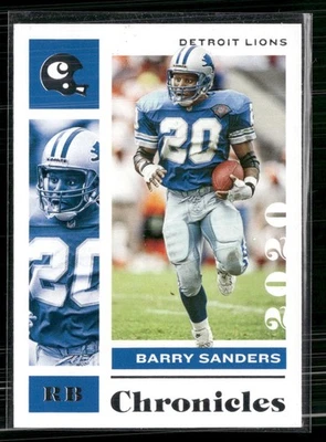 2020 Panini Chronicles #33 Barry Sanders - Image 1 of 2