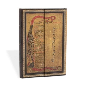 KIPLING gestreiftes Tagebuch LIED Mini 10x14 cm PAPERBLANKS 144 Seiten Notizbuch not - Bild 1 von 2