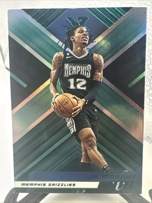 2022-23 PANINI CHRONICLES XR JA MORANT MEMPHIS GRIZZLIES TEAL PARALLEL #295 - Image 1 of 4