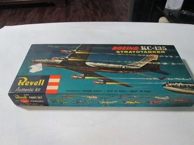 REVELL AUTHENTIC "S" BOEING KC-135 STRATOTANKER MODEL KIT-1957 - Image 1 of 4