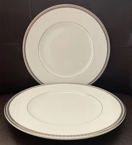 Set of 2 Ralph Lauren CLARIDGE Platinum Salad Plates 8 1/2” Indonesia - Picture 1 of 6