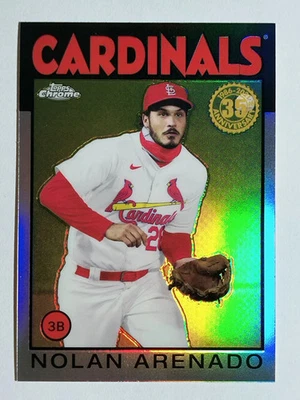 2021 Topps Chrome '86 Topps #86BC5 Nolan Arenado - Image 1 of 2