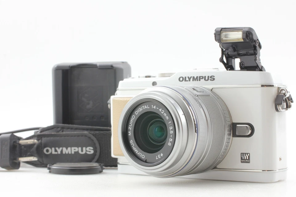 [MINT] Olympus PEN E-P3 Mirrorless Camera 14-42mm F3.5-5.6 Lens FROM JAPAN - Image 1 of 4