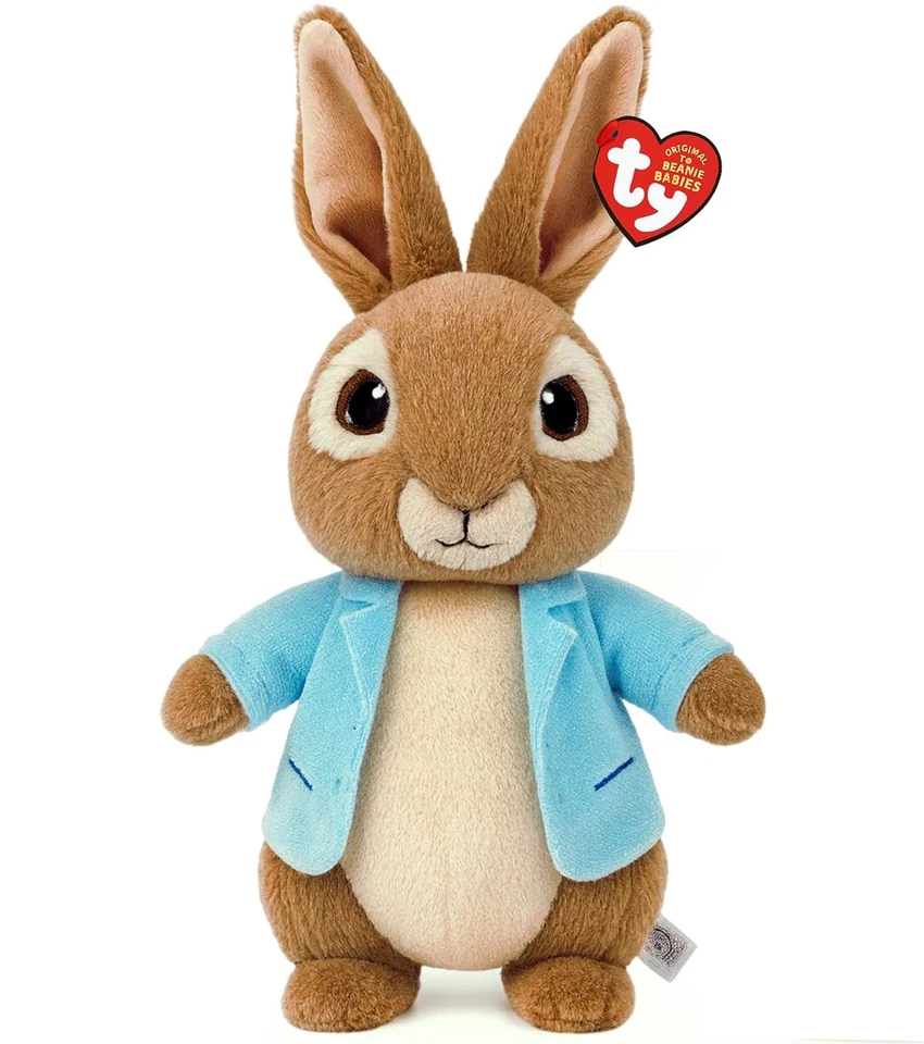 TY BEANIE BOO BABIES PETER RABBIT PLUSH SOFT TOY NEW WITH TAGS - Image 1 of 1