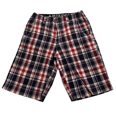 Pantalones Cortos Arizona Jean Company Para Hombre Talla 32 Rojo/Azul Marino/Blanco Pantalones Cortos a Cuadros  Foto 1 de 4