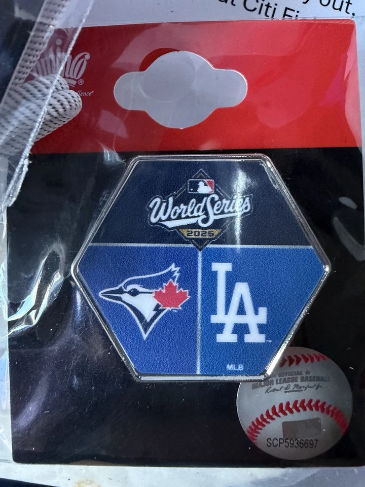 2025 World Series Pin Los Angeles Dodgers Toronto Blue Jays Stadium Exclusive  - Image 1 of 1