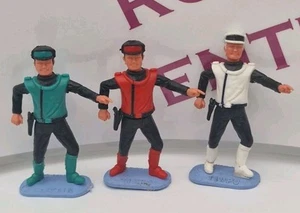 Vintage Timpo Captain Scarlet Set Of 3 Figures, One With Broken Base - Picture 1 of 5