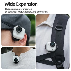 Brand New Magnetic Backpack Clip Vertical-Horizontal Mount For Insta360 GO Ultra - Picture 1 of 9