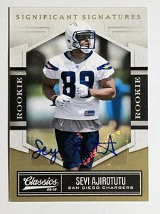 Classics Significant Signatures Gold #191 2010 Seyi Ajirotutu/499 - Imagen 1 de 2