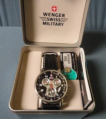 Wenger Swiss Military Men's Chronograph Watch 7912X/T - Image 1 of 4