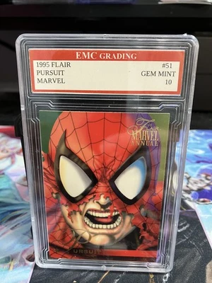 SIDER-MAN FLAIR ANNUAL 1995 GRADED 10 CARD #51 MINT VINTAGE - Image 1 of 2