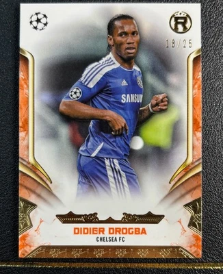 Didier Drogba 2024-25 Topps Reverence UEFA Club Competitions Orange 18/25 #47 - Image 1 of 2