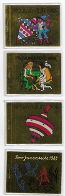 Suiza 1984-86 + 1988 Pro Juventute Folletos JSB.34-36+38 Cat£100+ (4) Foto 1 de 4