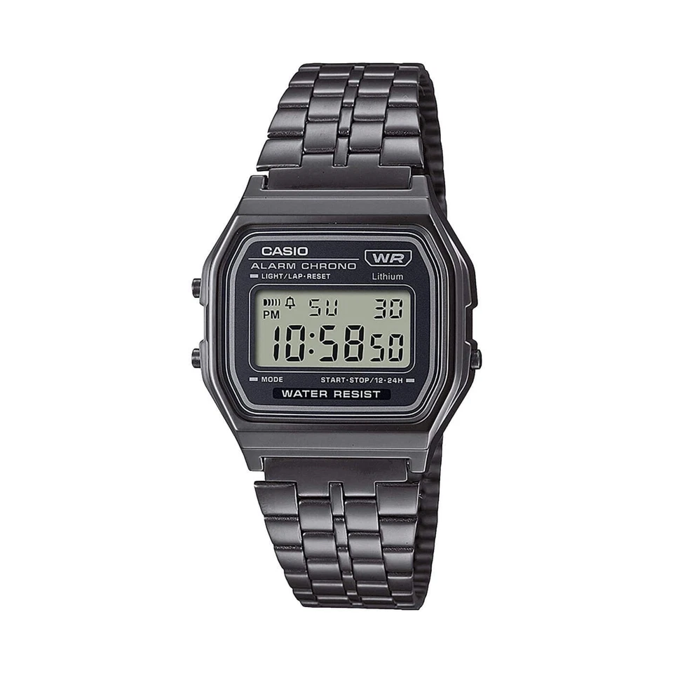 Casio Vintage Digitaluhr Anthrazit A158wetb-1aef