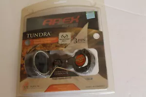 Apex Brand Tundra Ultra Lightweight Archery Sight 3 PIN - Picture 1 of 7