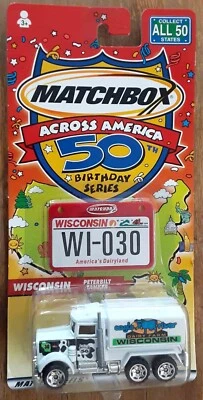 Matchbox Across America 50th Birthday Series - Wisconsin Peterbilt Tanker - Image 1 of 2