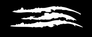 Monster Claw Scratch Vinyl Decal Sticker for Car Headlight Decoration 2 pack - Picture 1 of 14